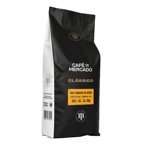 Café Clássico Espresso Grãos 1kg - Café do Mercado