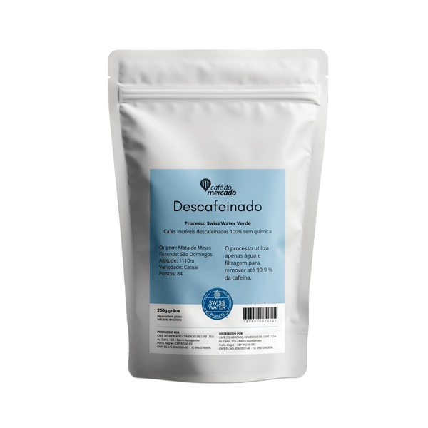 CAFE DESCAFEINADO MOIDO 250G - Café do Mercado