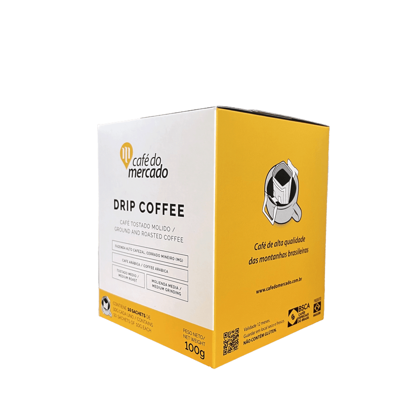 CAFE DO MERCADO DRIP COFFEE CX C 10UN