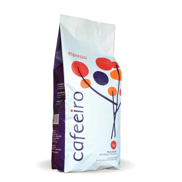 Café do Mercado Cafeeiro em Grãos para Espresso Especial. 1kg com 12 un