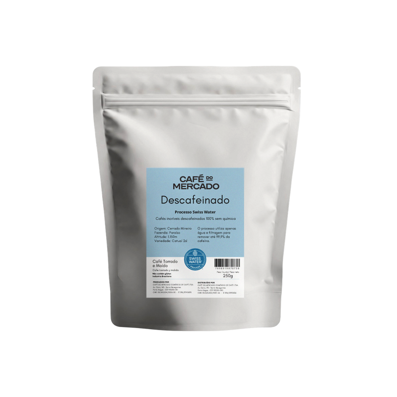 Café Descafeinado Swiss Water Moído 250g