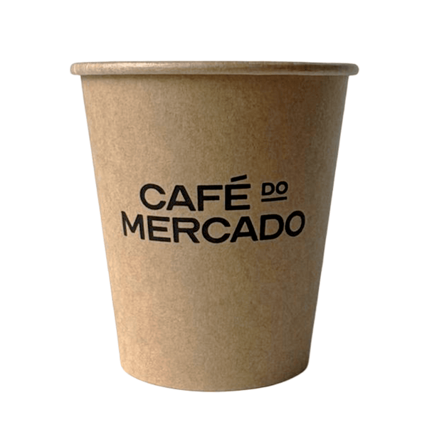 copo kraft 200ml Biocopo parede simples com 50 unidades