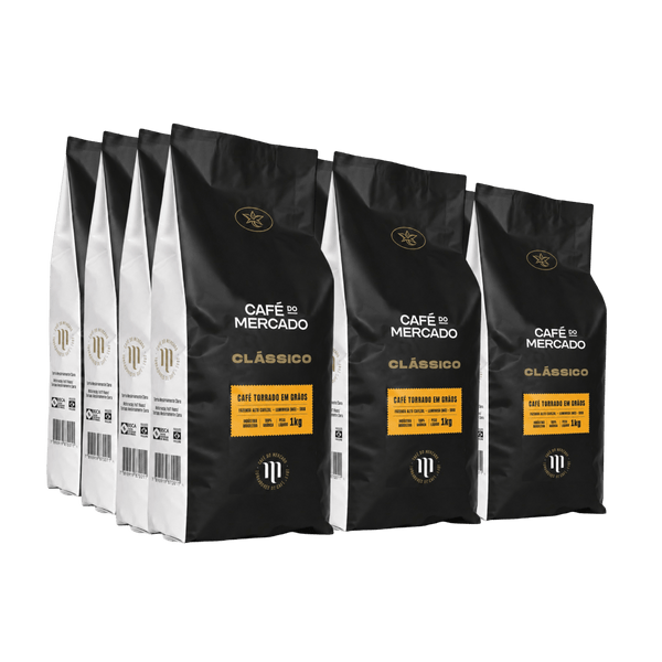 Café Clássico Espresso Grãos 12kg - Café do Mercado