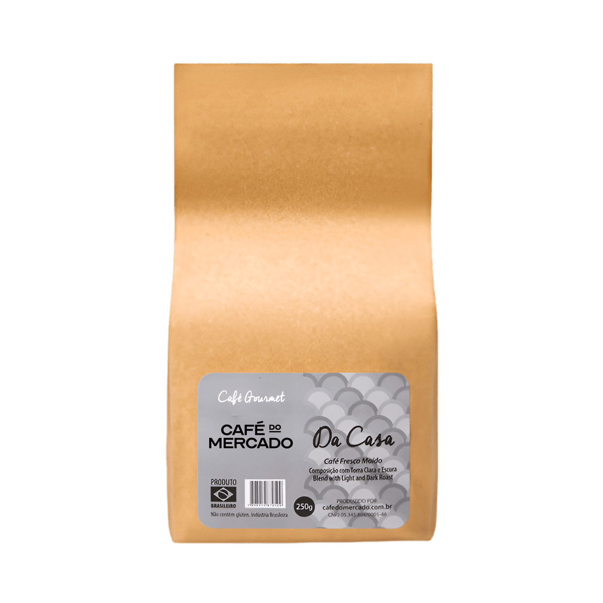 Café Da Casa Gourmet em Grãos 250g Café do Mercado - Café do Mercado