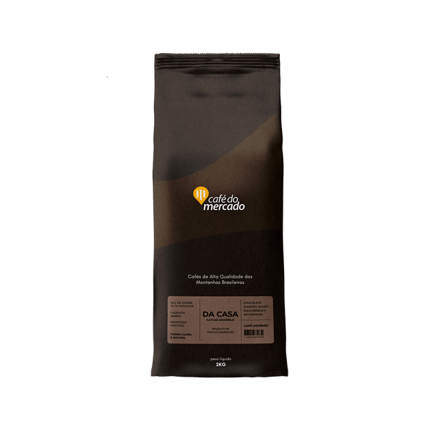 CAFE DA CASA GOURMET GRAOS 2KG - Café do Mercado