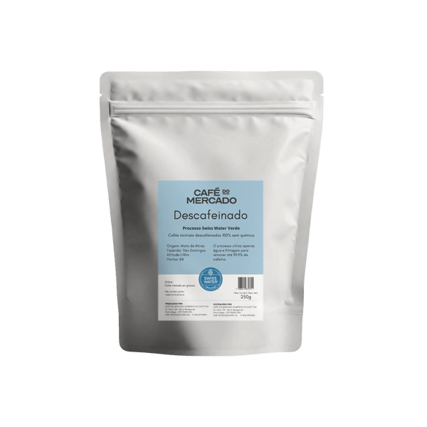 Café Descafeinado Swiss Water Grãos 250g - Café do Mercado