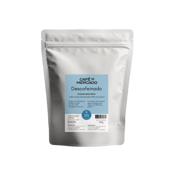 Café Descafeinado Swiss Water Moído 250g - Café do Mercado