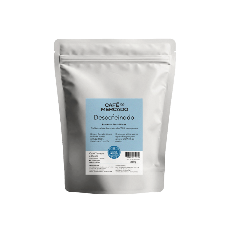 Café Descafeinado Swiss Water Moído 250g