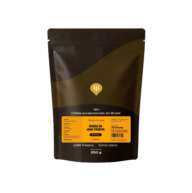 CAFE EDICAO LIMITADA GEISHA DO JEAN FALEIROS GRAOS 250G - Café do Mercado