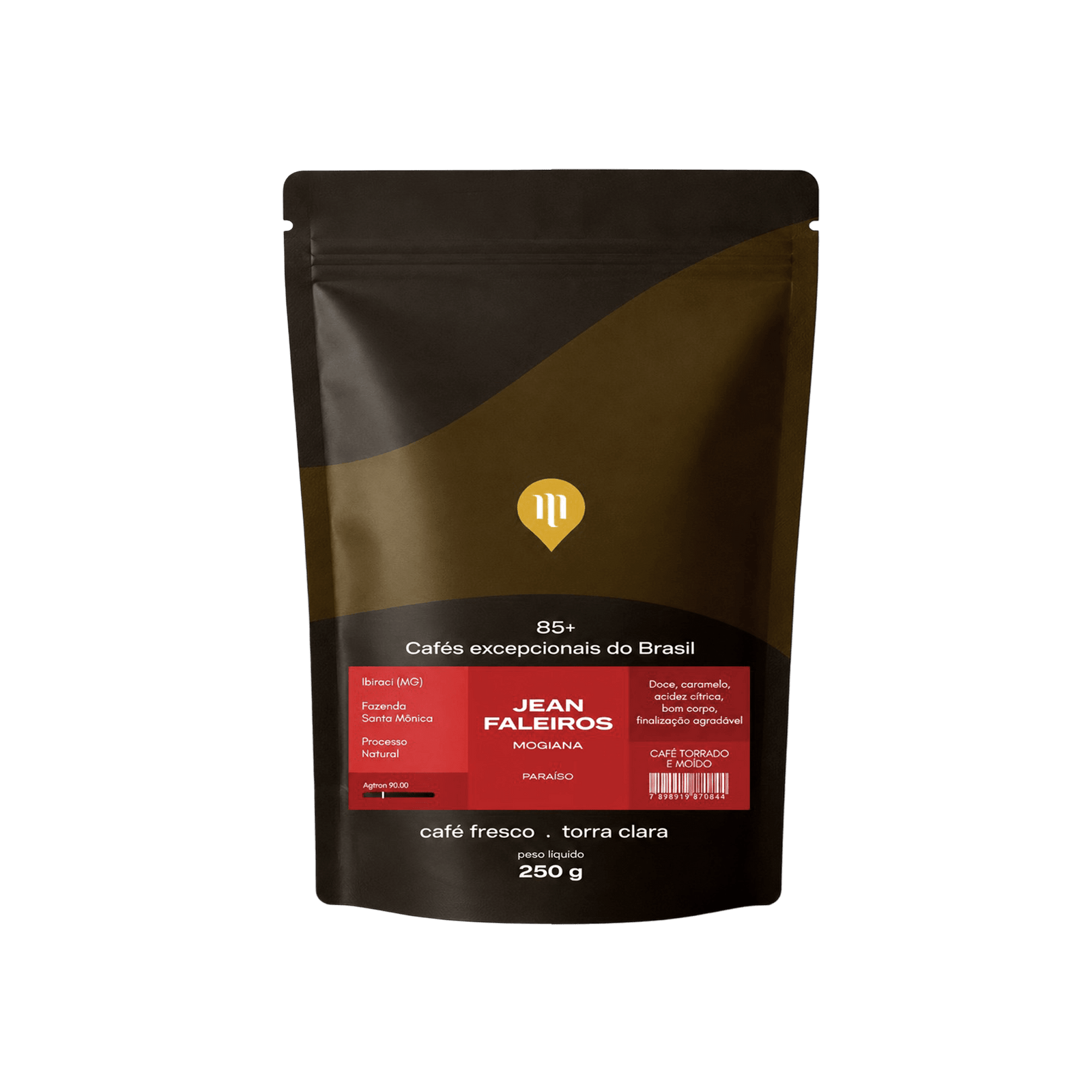 Café Jean Faleiros Mogiana 85+ Moído 250g - Café do Mercado