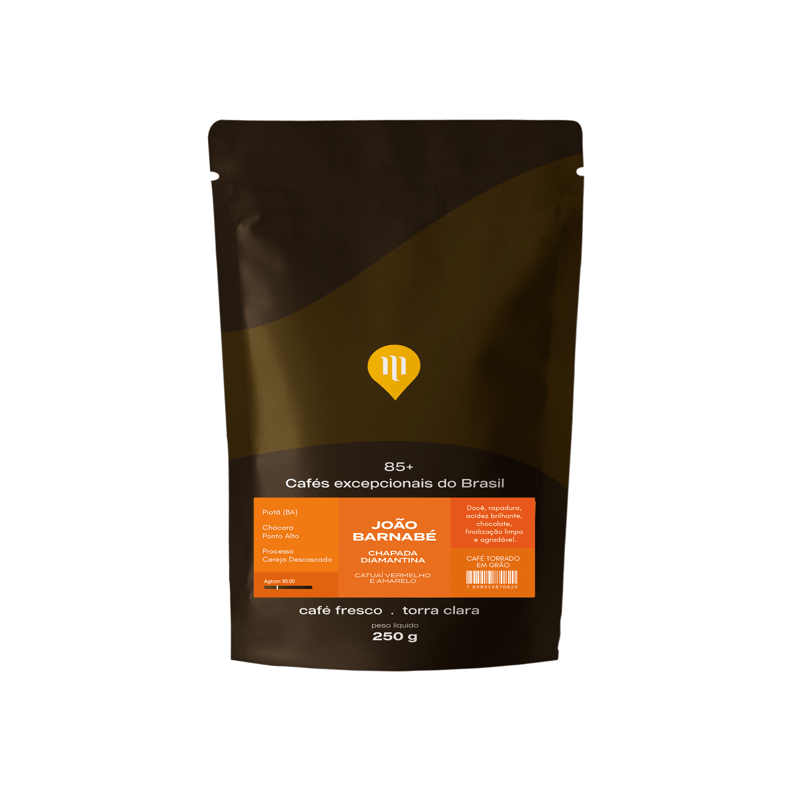 Café João Barnabé Chapada Diamantina 85+ 250g Grãos - Café do Mercado