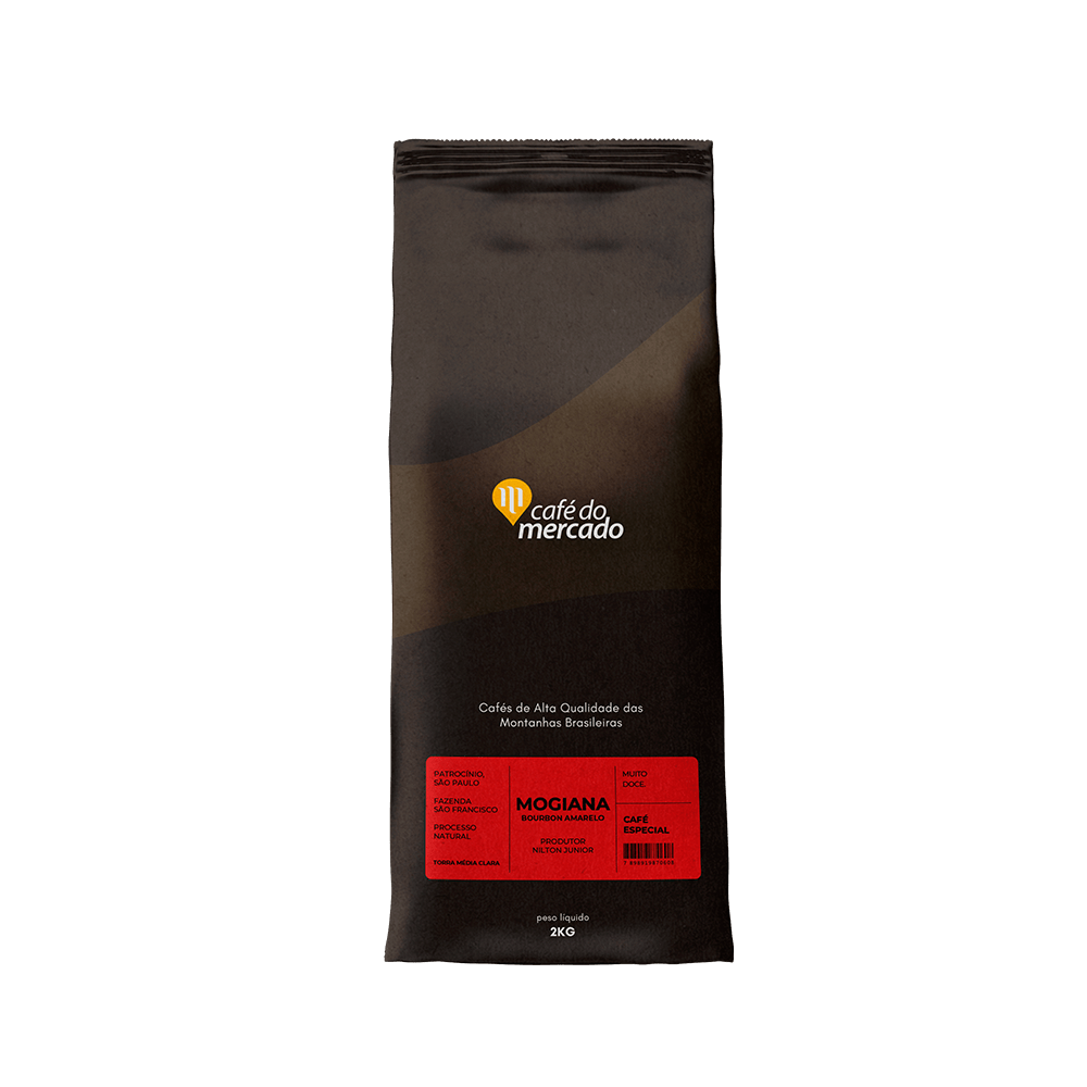 café especial 2kg Mogiana BSCA em grãos Café do Mercado