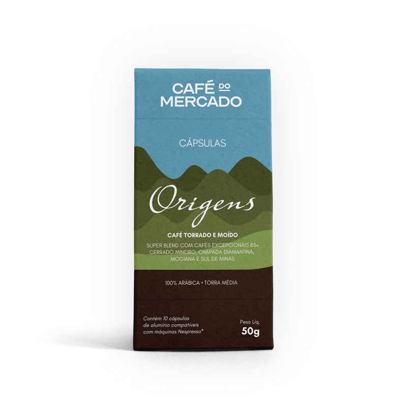 Cápsulas de Café 10un Caixa Café do Mercado
