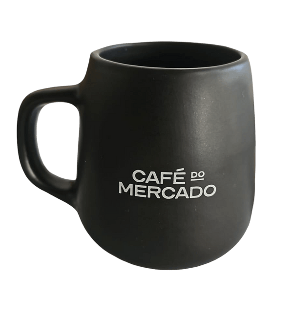 Caneca Porcelana 260ml Acetinada - Café do Mercado