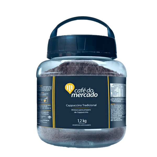 CAPPUCCINO INSTANTANEO CAFE DO MERCADO 1KG - Café do Mercado