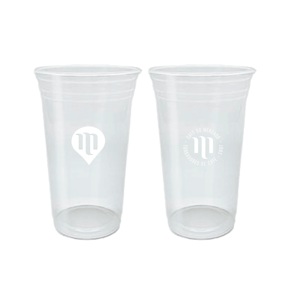 COPO PET CRISTAL FNS 330ML COM 50UN - Café do Mercado