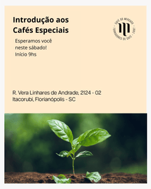 CURSO INTRODUÇÃO AOS CAFÉS ESPECIAIS SCA -FLORIANÓPOLIS - DATA A DEFINIR