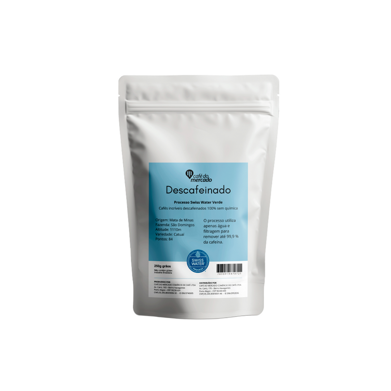 CAFE DESCAFEINADO GRAOS 250G
