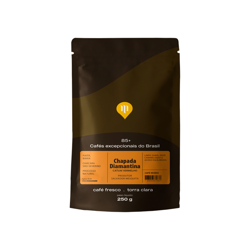 CAFE CHAPADA DIAMANTINA EXCEPCIONAL 85+ GRAOS 250G