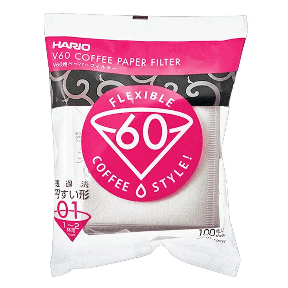filtro para café Filtro para Café Hario V60 100un Branco