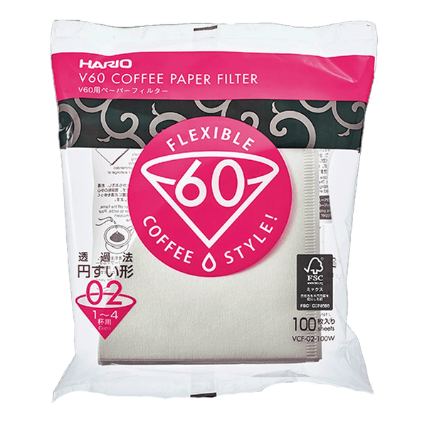 filtro para café Filtro para Café Hario V60 100un Branco