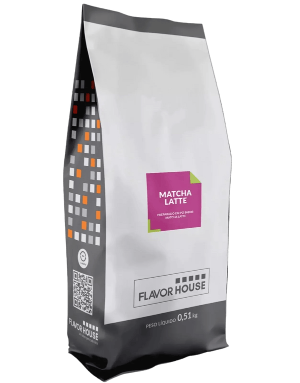 Latte Flavor House Matcha 510G - Café do Mercado