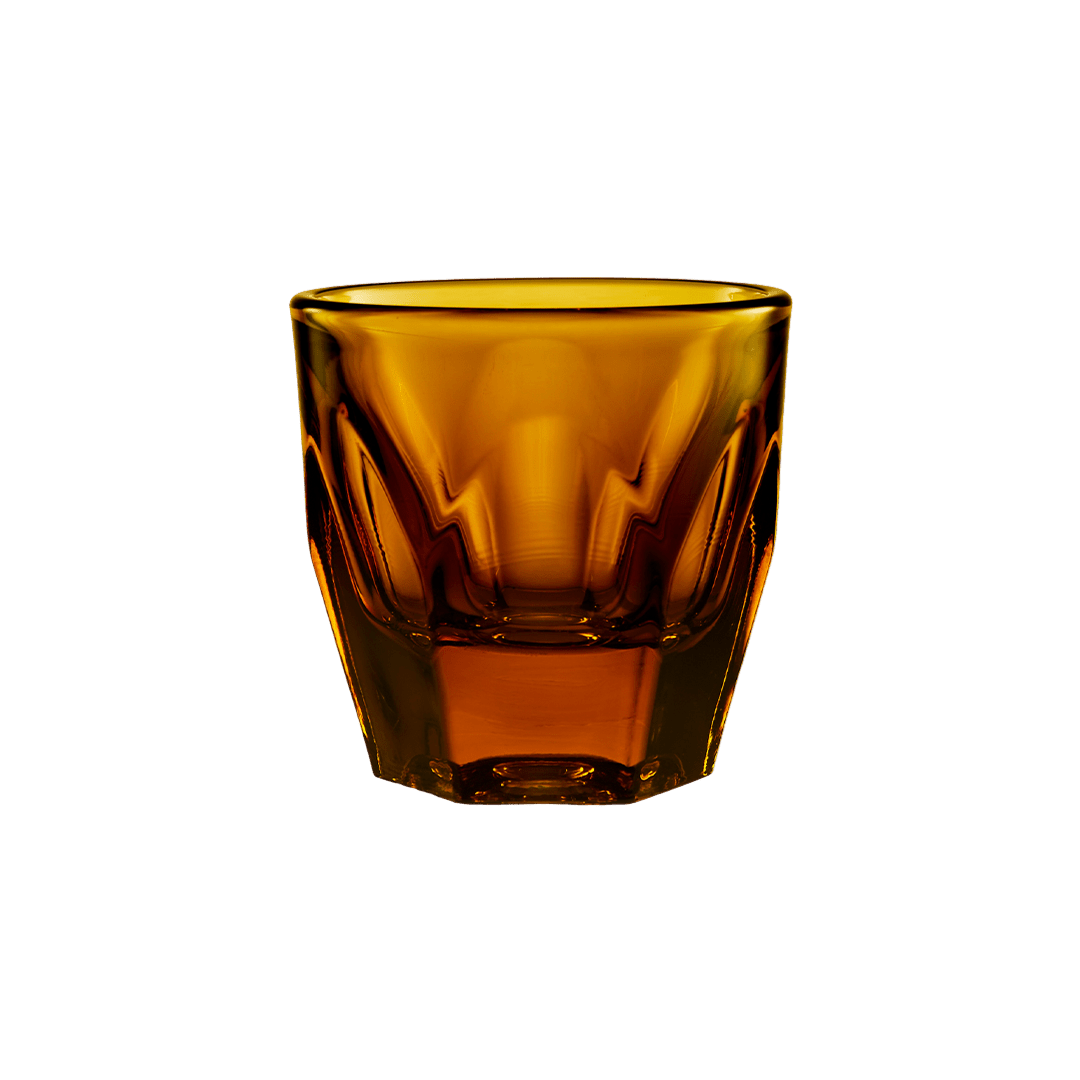 copo cortado 125ml Vero Glass âmbar