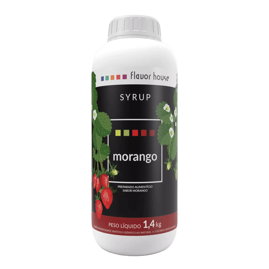 Xarope Morango Flavorhouse 1,4kg